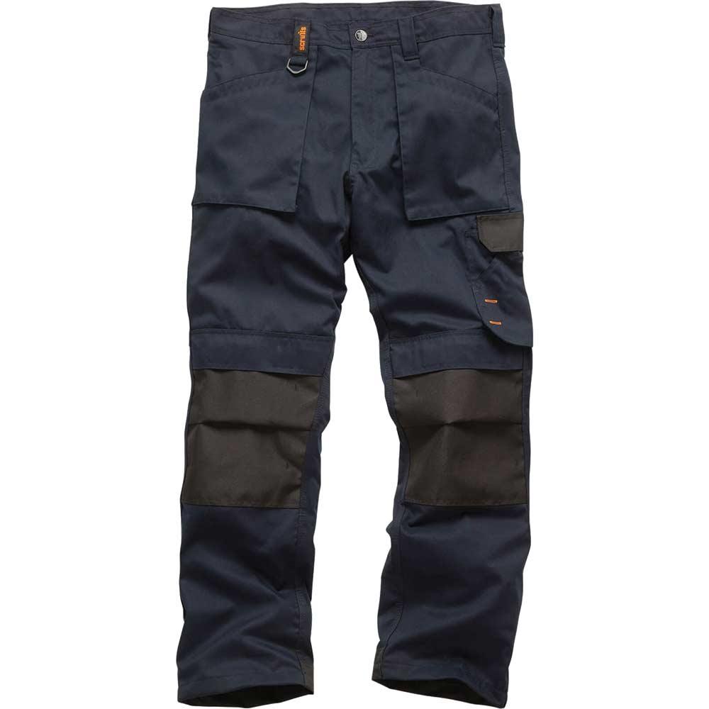Scruffs Worker Trouser Navy Blue 34" 30"