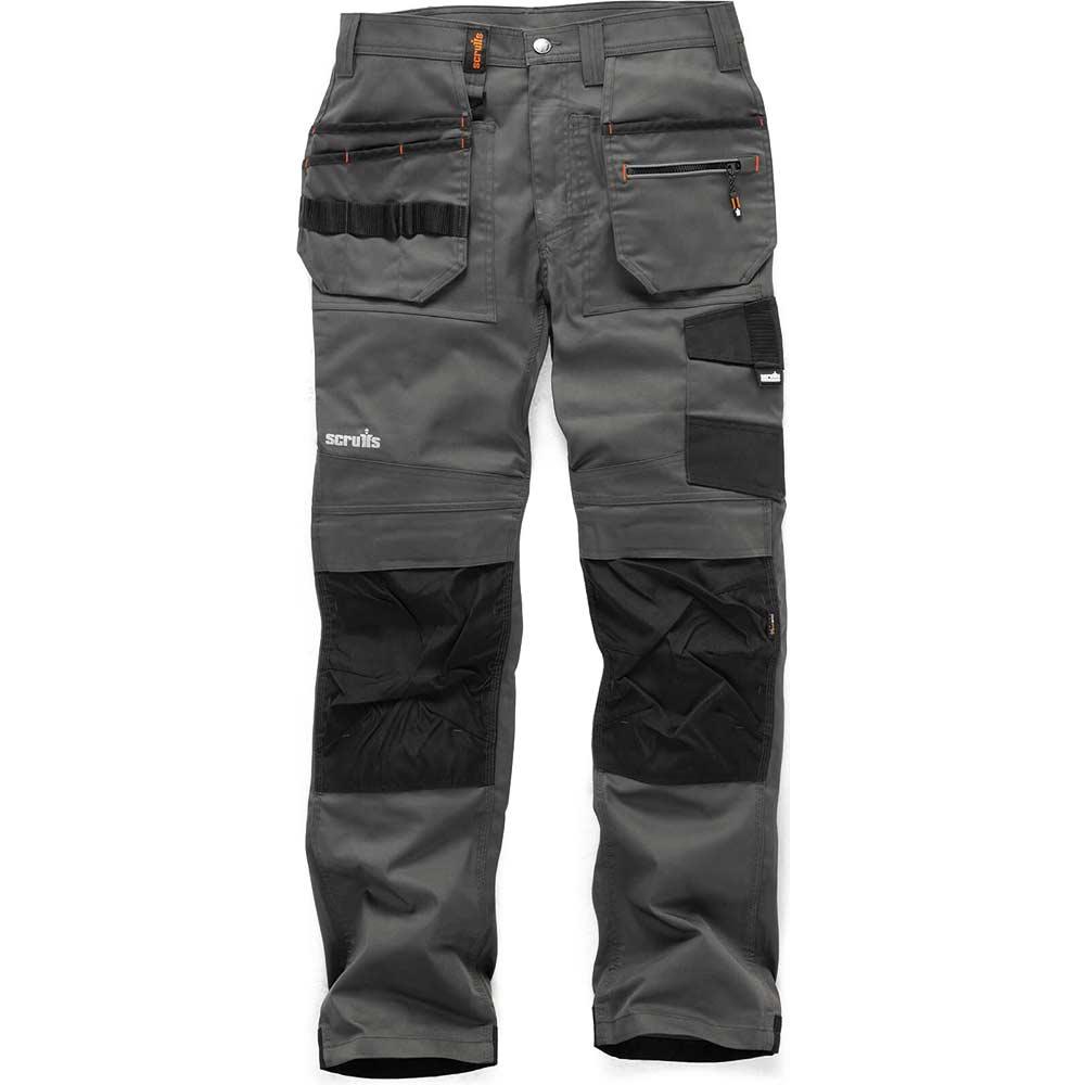 Scruffs Trade Flex Work Trousers Graphite 30" 32"