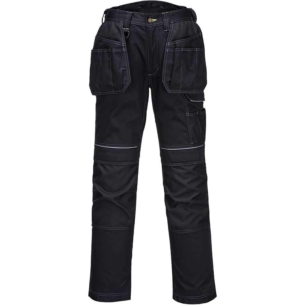 Portwest PW3 Mens Holster Work Trousers Black 28" 31"