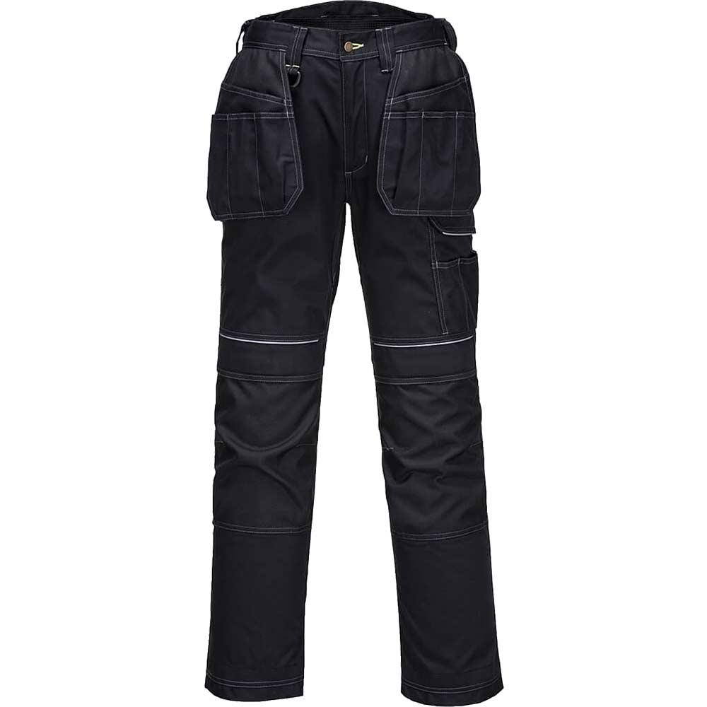 Portwest PW3 Mens Holster Work Trousers Black 42" 29"