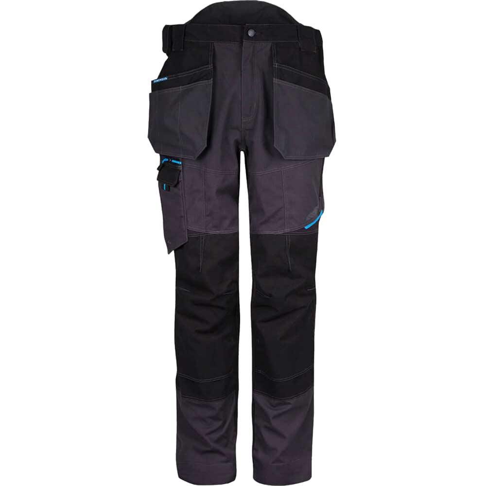 Portwest T702 WX3 Holster Trousers Meta Grey 28" 30"