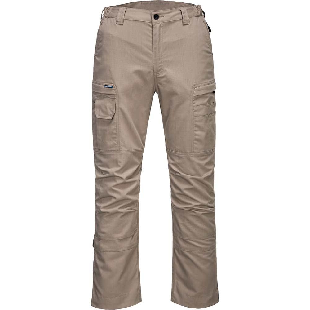 Portwest T802 KX3 Ripstop Trousers Sand 30" 31"