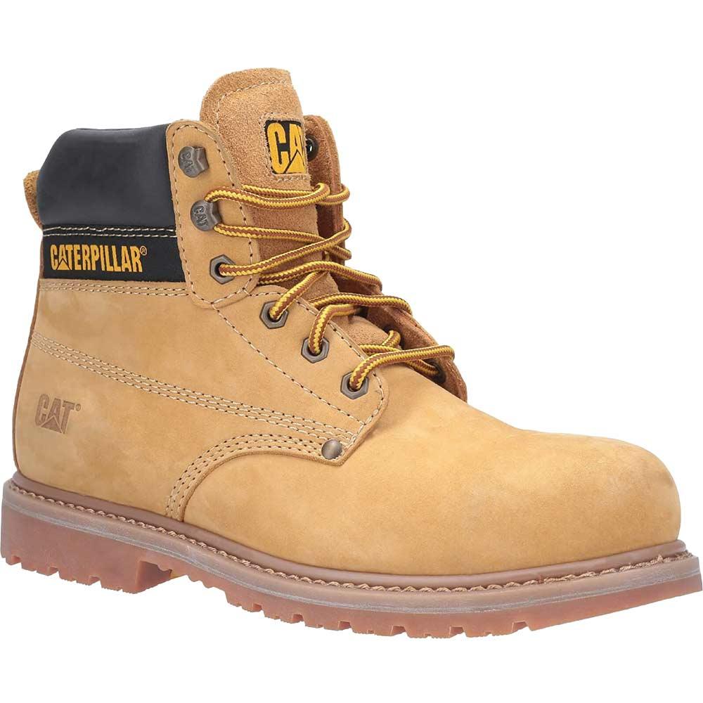 Caterpillar Powerplant GYW Safety Boot Honey Size 10