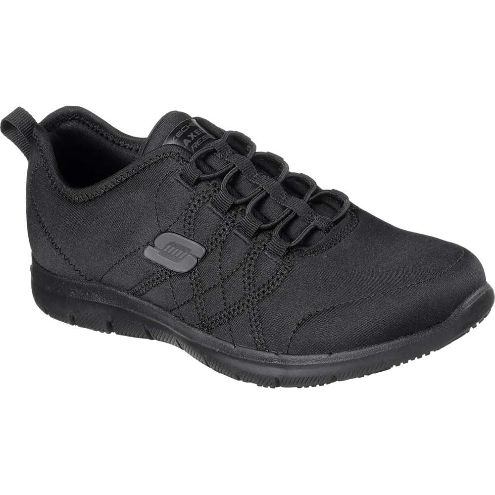 Skechers Ghenter Srelt Womens Safety Shoes Black Size 6
