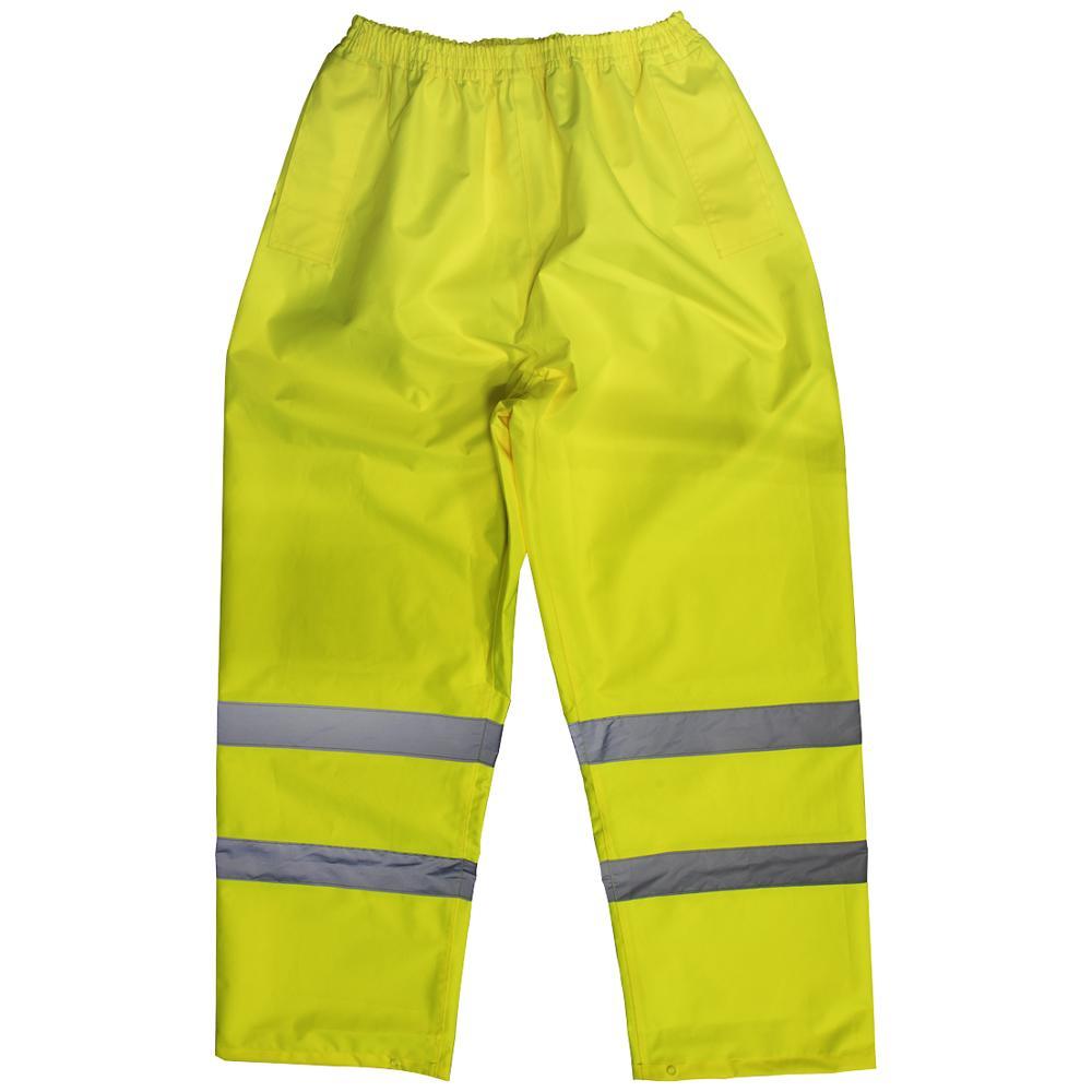 Sealey Hi Vis Waterproof Trousers Yellow L