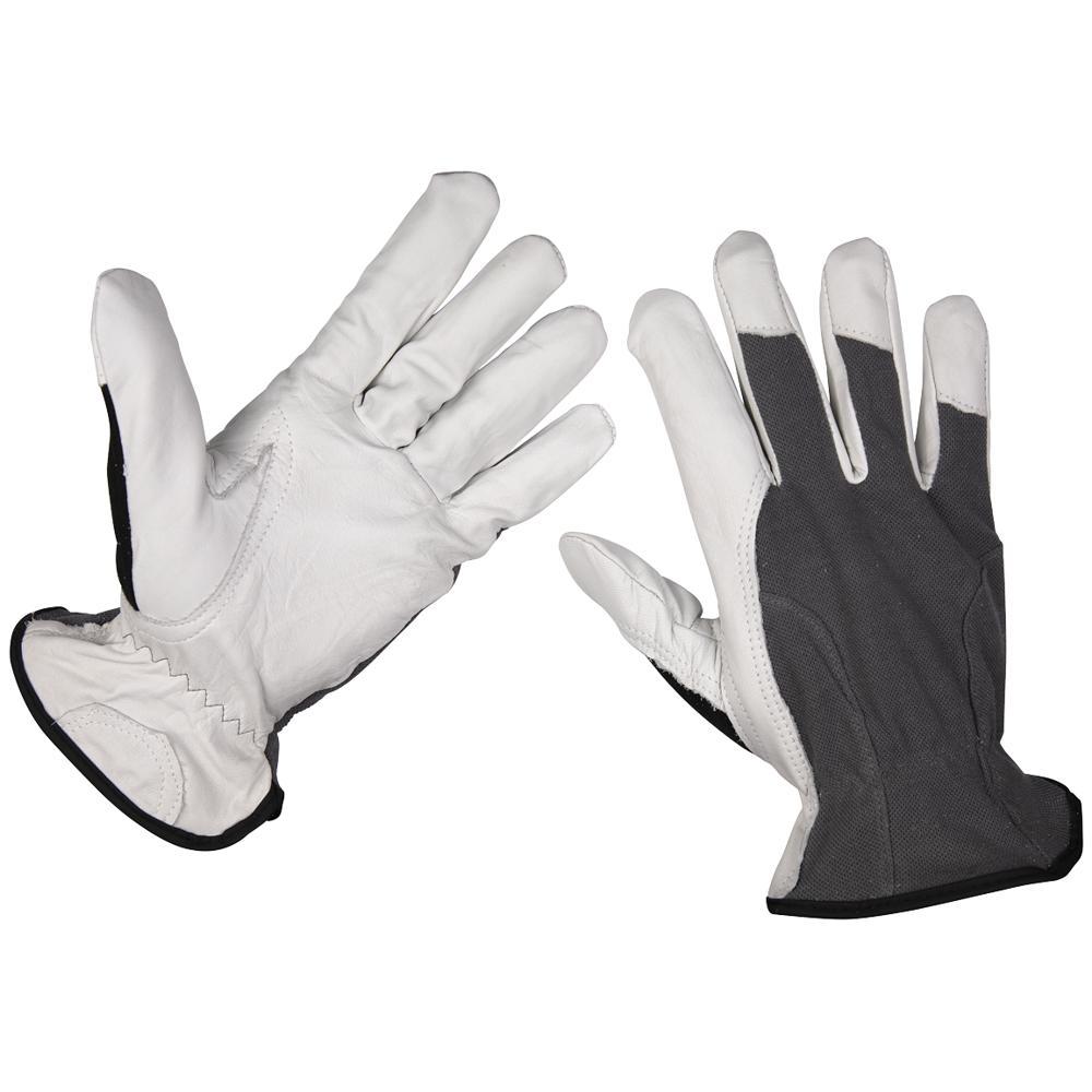Sealey Super Cool Hide Breathable Work Gloves Grey XL