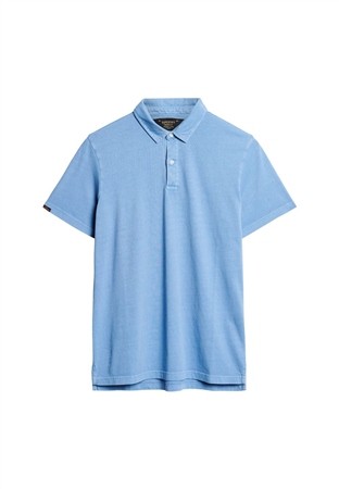 Superdry Jersey Slim Fit Polo Shirt - Blue - 2XL