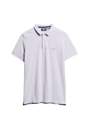 Superdry Vintage Slim Fit Polo Shirt - Purple - XL
