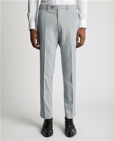 Remus Uomo Matteo Trouser - Light Blue/Grey - 36R