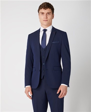 Remus Uomo Luca Suit Jacket - Navy - 44S