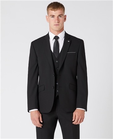 Remus Uomo Tapered Jacket - Black - 50R
