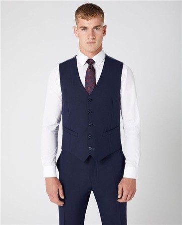 Remus Uomo Palucci Waistcoat - Navy - 42L