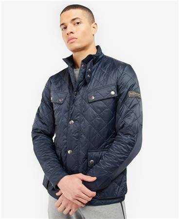 Barbour International Tourer Ariel Quilted Jacket - Navy - XL