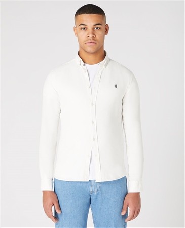 Remus Uomo Slim Fit Casual Shirt - Stone - XL