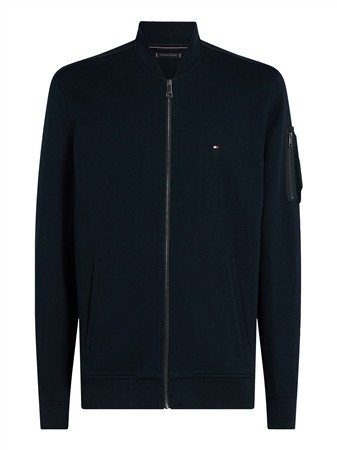 Tommy Hilfiger Essential Intechno Zip Thru Sweatshirt - Navy - L