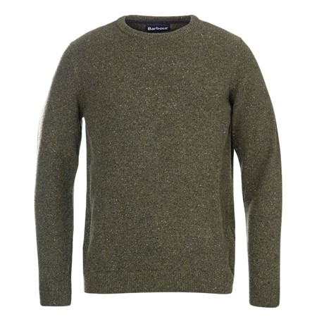 Barbour Essential Tisbury Crew Neck Sweater - Green - L
