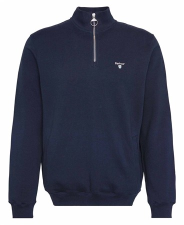 Barbour Beckhill Half Zip Sweatshirt - Navy - XL