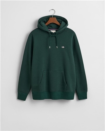 Gant Shield Hoodie - Green - M