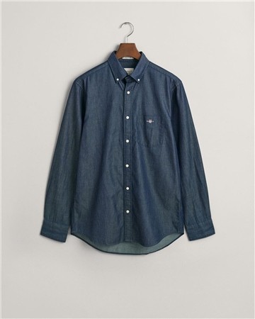 Gant Reg Indigo Shirt - Dark Indigo - M