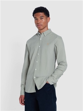 Farah Fontella Cord Shirt - Green - S