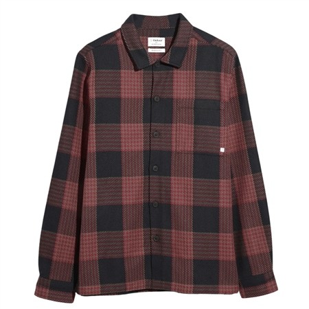 Farah Honnold Check Overshirt - Black - XS