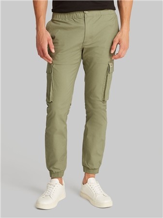 Calvin Klein Jeans Skinny Cargo Pants - Green - 30/32