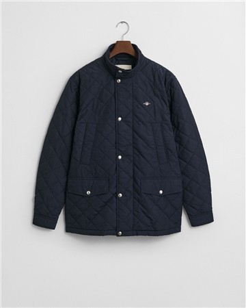 Gant Quilted Windcheater Mid Jacket - Navy - M