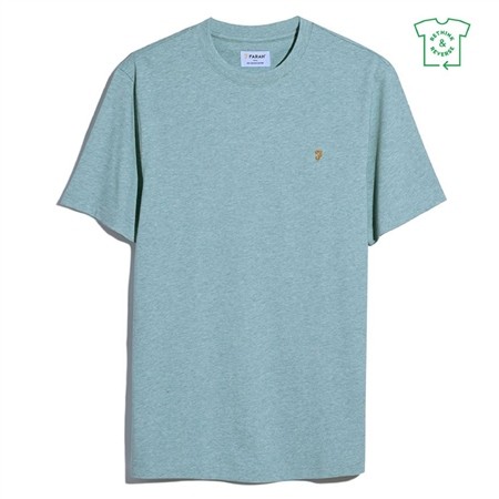 Farah Danny Organic Cotton Regular Fit T-shirt - Green - S