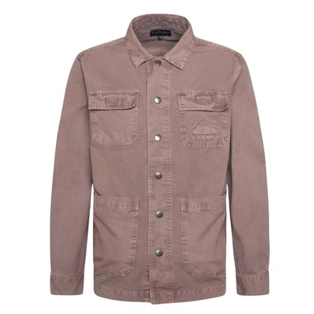 Barbour Grindle Cargo Relaxed Overshirt - Brown - M