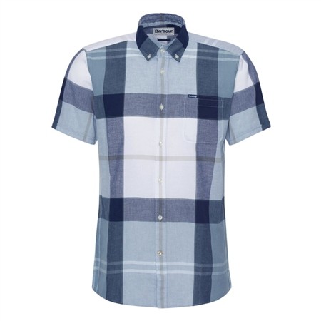 Barbour Douglas S/S Tailored Shirt - Blue - M