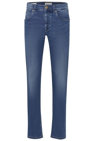 Bugatti Mens Slim Fit Jeans - Washed Blue - 36/32
