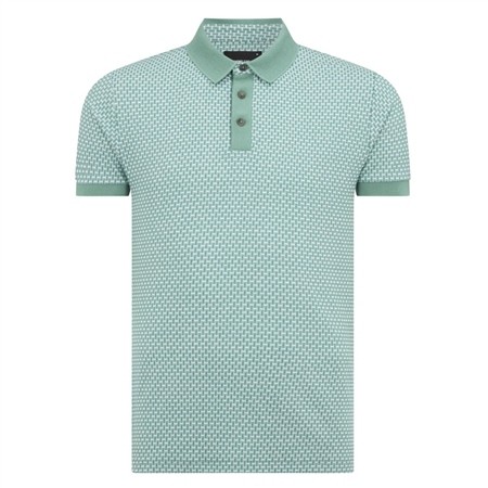Remus Uomo Tapered Fit Cotton-Blend Polo Shirt - Green - M