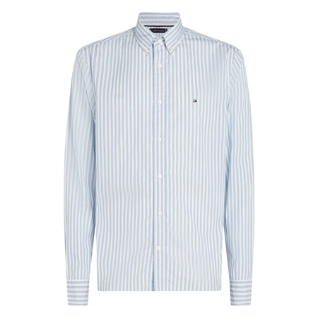 Tommy Hilfiger Poplin Classic Stripe Shirt - Blue - L