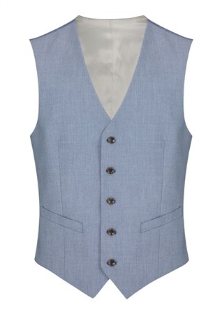 Daniel Grahame Dale Waistcoat - Lt Blue - 46R