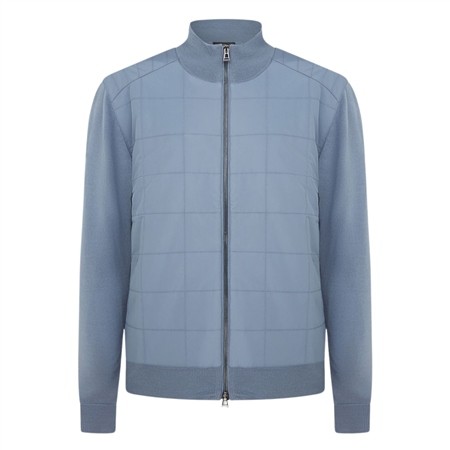 Belstaff Kelbrook Zip Cardigan - Blue Flint - XL