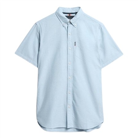 Superdry Oxford S/S Shirt - Blue - XL