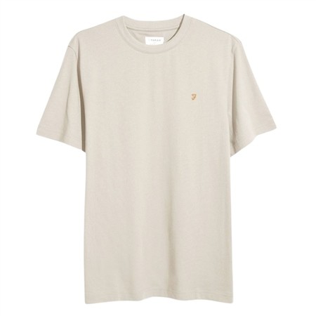 Farah Danny Organic Cotton Regular Fit T-shirt - Beige - XS