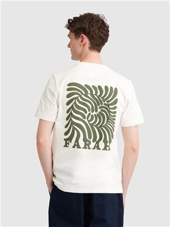 Farah Amesbury Graphic T-shirt - Beige - S