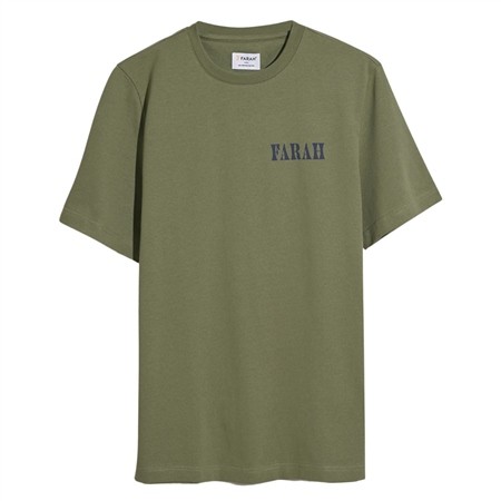 Farah Bulford Graphic T-Shirt - Rocket Green - XS