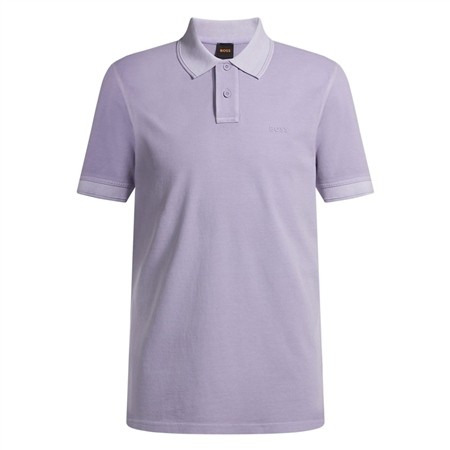 Boss Prime Pique Polo Shirt - Purple - M