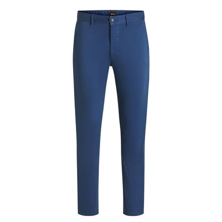 Boss Slim Stretch Cotton Chinos - Blue - 32/30