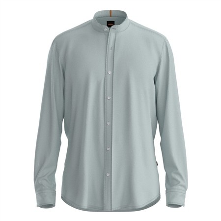 Boss Race 1 Oxford Cotton Shirt - Grey - S