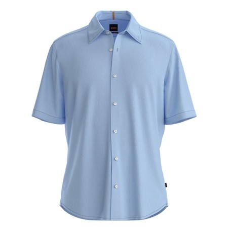 Boss Rash 2 Oxford Cotton Shirt - Blue - L