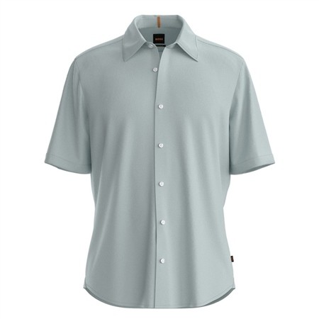 Boss Rash 2 Oxford Cotton Shirt - Grey - M