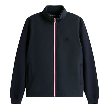 Tommy Hilfiger Signature Zip-Thru Harrington Jacket - Navy - L