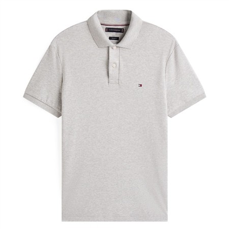 Tommy Hilfiger Liquid Cotton Regular Fit Polo Shirt - Grey - XL