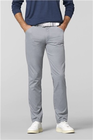 Meyer Chicago Micro Fantasy Chinos - Grey - 38/32