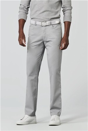 Meyer New York Stretch Summer Twill Chinos - Grey - 38/32