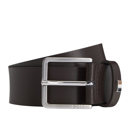 Boss Ther-Flag-E Italian-Leather Belt - Brown - 85