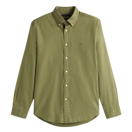 Tommy Hilfiger Flex Regular Fit Flannel Shirt - Green - L